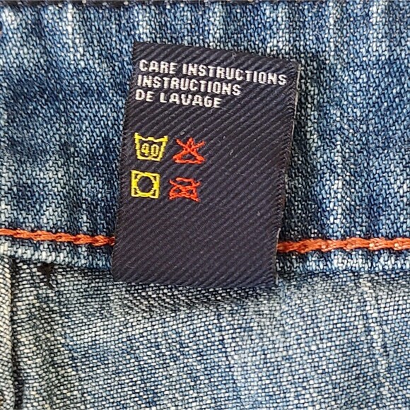 Buffalo David Bitton Ash X Basic Jeans 32x32 Blue Skinny Stretch Distress(34x32) - Picture 12 of 12